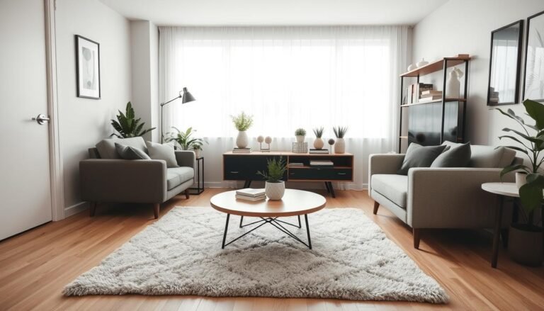 Small living room layout