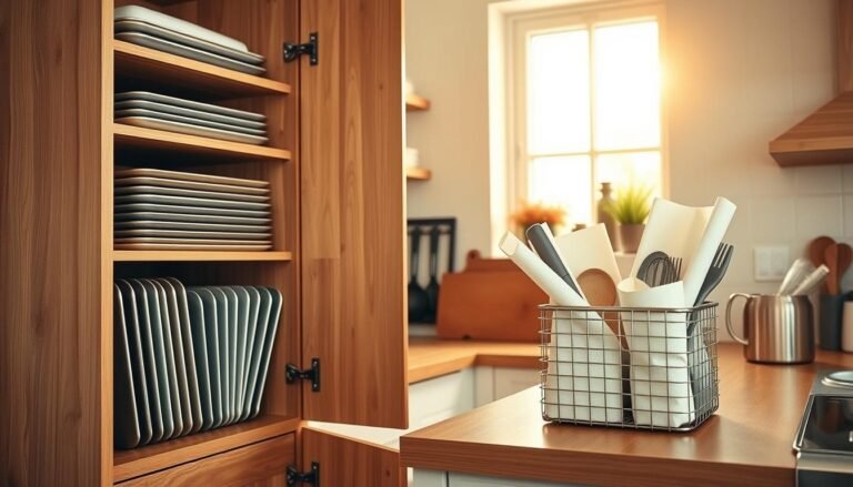 baking sheet storage