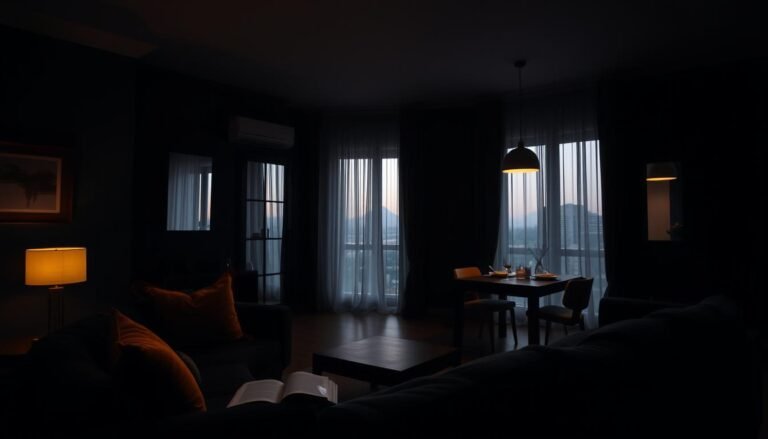 dark apartment