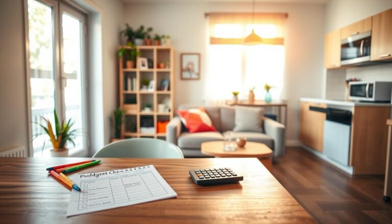 first apartment budget
