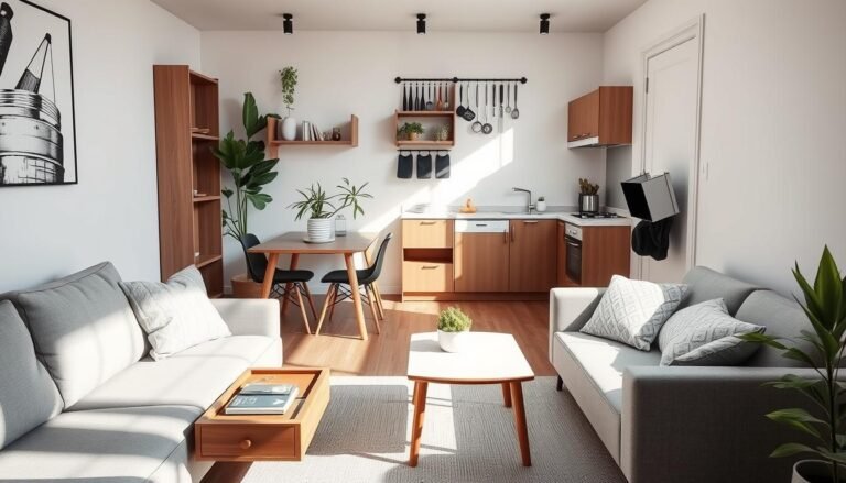 how to arrange furniture in a small apartment