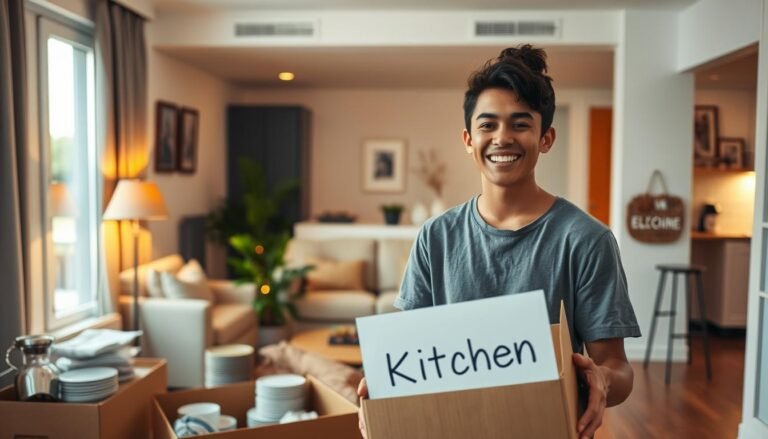 moving into an apartment alone