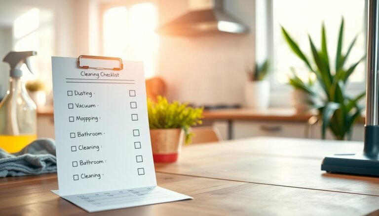 weekly cleaning checklist