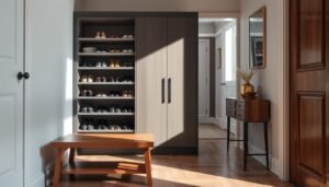 shoe storage cabinet